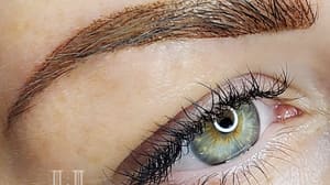 Eyebrow Tattoo result by Harlequin Beauty Co in Newtown, PA