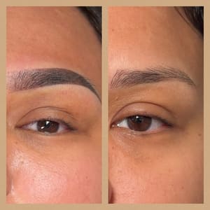 Eyebrow Tattoo result by Harmonious Esthetics in Cramerton, NC
