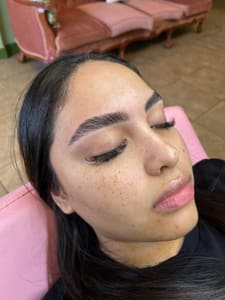 Eyebrow Tattoo result by Haus Of Browz in La Joya, TX