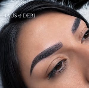 Eyebrow Tattoo result by HAUS OF DEBI: Natural Permanent Makeup in Las Cruces, NM