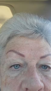 Eyebrow Tattoo result by HAUS OF DEBI: Natural Permanent Makeup in Las Cruces, NM