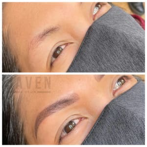 Eyebrow Tattoo result by Haven & Brow in Sumner, WA