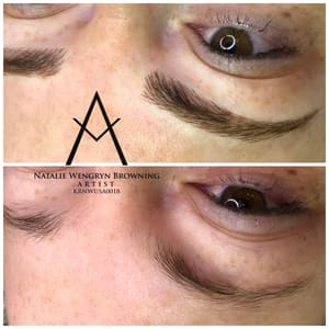 Eyebrow Tattoo result by Haven- Microblading, Skin & Wax Studio in Grass Valley, CA