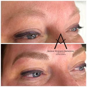 Eyebrow Tattoo result by Haven- Microblading, Skin & Wax Studio in Grass Valley, CA