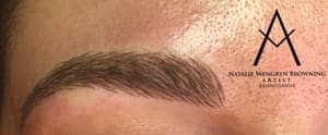 Eyebrow Tattoo result by Haven- Microblading, Skin & Wax Studio in Grass Valley, CA