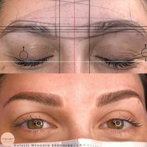 Eyebrow Tattoo result by Haven- Microblading, Skin & Wax Studio in Grass Valley, CA