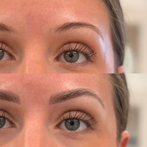 Eyebrow Tattoo result by Havenly Beauty Spa - Melissa Pinon in Visalia, CA