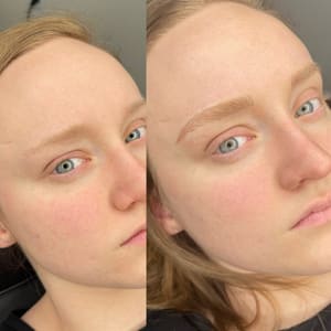 Eyebrow Tattoo result by Hazel Eyes Esthetics in Lehi, UT