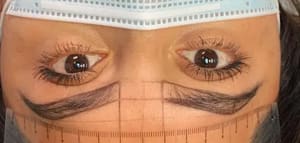 Eyebrow Tattoo result by HB Permanent Beauty in Palos Heights, IL