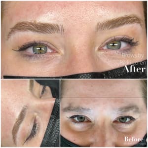 Eyebrow Tattoo result by HD Beauty Ink in Glen Allen, VA