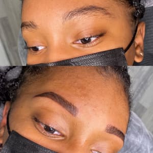 Eyebrow Tattoo result by HD Brows X Beauty in Alexandria, VA