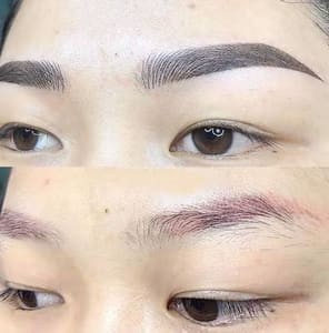 Eyebrow Tattoo result by Headspa Tiffany Beauty in College Station, TX