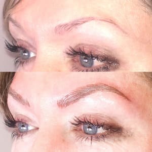 Eyebrow Tattoo result by Heather Brown Face and Body Studio in Fishers, IN