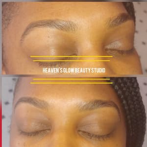Eyebrow Tattoo result by Heaven's Glow Beauty Studio in Cincinnati, OH