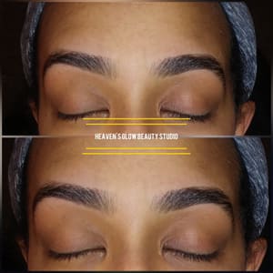 Eyebrow Tattoo result by Heaven's Glow Beauty Studio in Cincinnati, OH