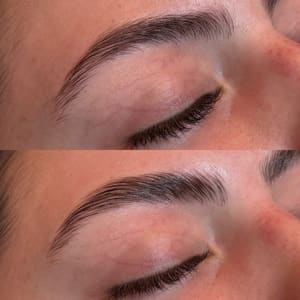 Eyebrow Tattoo result by Heavenly Hills Aesthetics in De Pere, WI