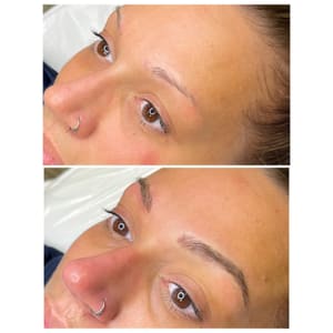 Eyebrow Tattoo result by Heavenly Hues, LLC in Fort Wayne, IN