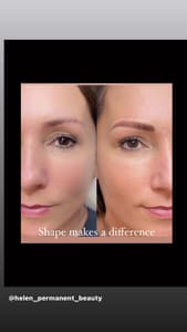 Eyebrow Tattoo result by Helen's Permanent Beauty in Rancho Santa Margarita, CA