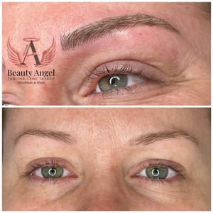 Eyebrow Tattoo result by Hello Darling Beauty Bar in Rochester, MI