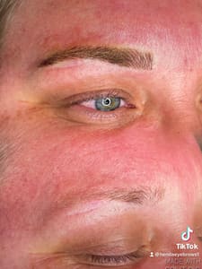 Eyebrow Tattoo result by Henda eyebrows in St Johns, FL