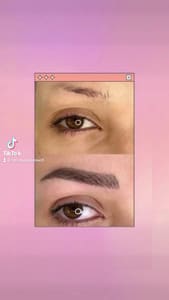 Eyebrow Tattoo result by Henda eyebrows in St Johns, FL