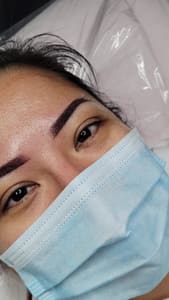 Eyebrow Tattoo result by Her Brows By Ludda in Stockton, CA