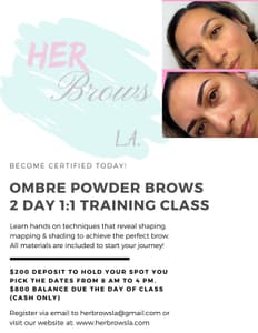 Eyebrow Tattoo result by HER Brows L.A. in Pasadena, CA