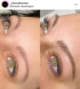 Eyebrow Tattoo result by Her, Collective in Richland, WA