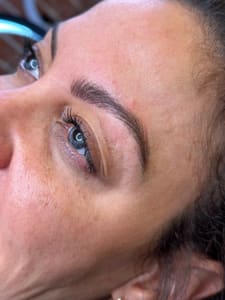 Eyebrow Tattoo result by Her Velvet Hand in Houston, TX