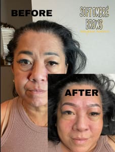 Eyebrow Tattoo result by Herhighness Aesthetics in Farmers Branch, TX