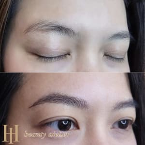 Eyebrow Tattoo result by HH Beauty Atelier in Falls Church, VA