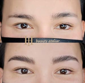 Eyebrow Tattoo result by HH Beauty Atelier in Falls Church, VA