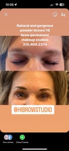 Eyebrow Tattoo result by Hi Brow Permanent Makeup Studios & Academy in St Augustine, FL