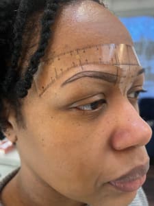 Eyebrow Tattoo result by Hi Brow Permanent Makeup Studios & Academy Microblading and Ombré Eyebrows, LIP BLUSHING, Eyeliner & Academy in New Hartford, NY