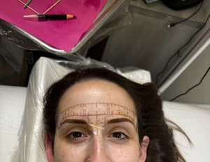 Eyebrow Tattoo result by Hi Brow Permanent Makeup Studios & Academy Microblading and Ombré Eyebrows, LIP BLUSHING, Eyeliner & Academy in New Hartford, NY