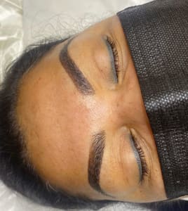 Eyebrow Tattoo result by High Arch Studio in Spring, TX