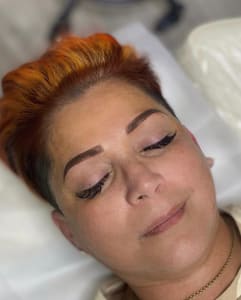 Eyebrow Tattoo result by High Arch Studio in Spring, TX