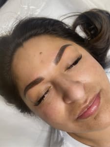 Eyebrow Tattoo result by High Arch Studio in Spring, TX
