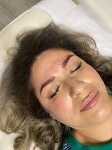 Eyebrow Tattoo result by High Arch Studio in Spring, TX