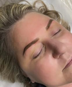 Eyebrow Tattoo result by High Arch Studio in Spring, TX