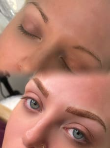 Eyebrow Tattoo result by High Brow House by Miriam Herring in Dallas, TX