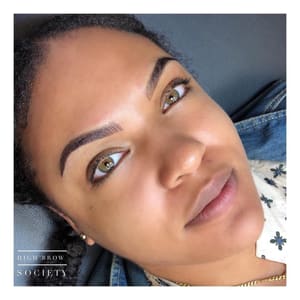 Eyebrow Tattoo result by High Brow Society in Miami, FL