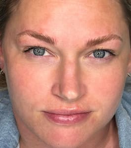 Eyebrow Tattoo result by Highbrow Boston Beauty Alcove Studio in East Walpole, MA