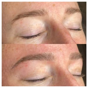 Eyebrow Tattoo result by HighBrow Cosmetic Tattoo & Esthetics in Rapid City, SD