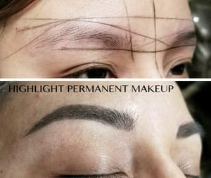 Eyebrow Tattoo result by Highlight Nano Needle Permanent Makeup Studio in Portland, OR