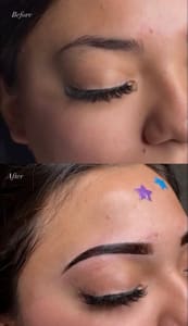 Eyebrow Tattoo result by HightopBrowStudio in Manteca, CA