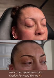 Eyebrow Tattoo result by HightopBrowStudio in Manteca, CA