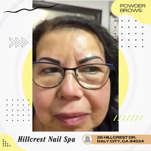 Eyebrow Tattoo result by Hillcrest Nail Spa in Daly City, CA