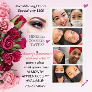 Eyebrow Tattoo result by Hinemoa Cosmetic Tattoo in Las Vegas, NV