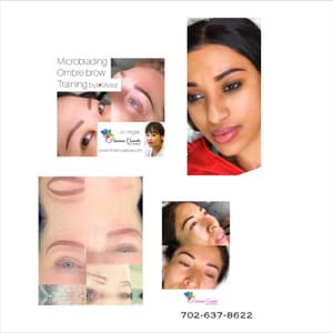 Eyebrow Tattoo result by Hinemoa Cosmetic Tattoo in Las Vegas, NV